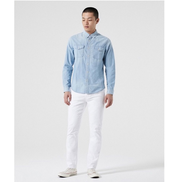 Ag Adriano Goldschmied Other - AG Adriano Goldschmied Everett Slim Straight White Jeans 32x34 🤩 B7